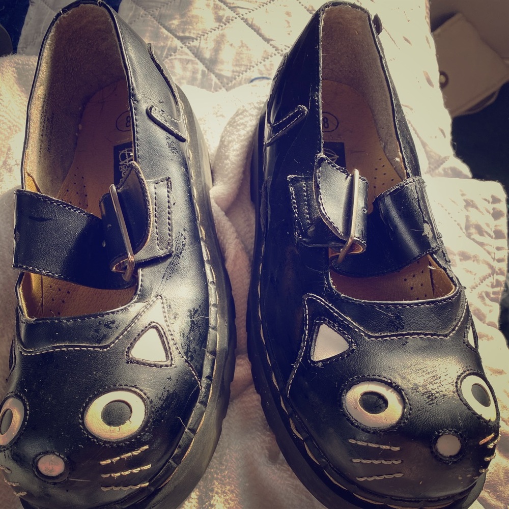 Kitty cat Mary Janes